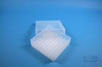 EPPi® Box 50 / 9x9 vakjes, transparant, hoogte 52 mm vast, zonder codering,...