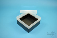 EPPi® Box 70 / 1x1 ohne Facheinteilung, schwarz, Höhe 70-80 mm variabel, ohne...