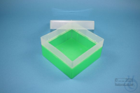 EPPi® Box 70 / 1x1 ohne Facheinteilung, neon-grün, Höhe 70-80 mm variabel,...