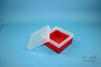 EPPi® Box 70 / 1x1 ohne Facheinteilung, rot, Höhe 70-80 mm variabel, ohne...