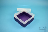 EPPi® Box 70 / 1x1 ohne Facheinteilung, violett, Höhe 70-80 mm variabel, ohne...