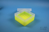 EPPi® Box 70 / 7x7 divider, neon-yellow, height 70-80 mm variable, without ID...