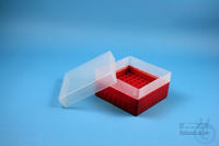 EPPi® Box 70 / 9x9 vakverdelingen, rood, hoogte 70-80 mm variabel, zonder...