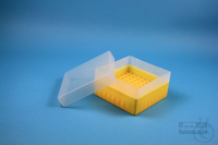EPPi® Box 70 / 9x9 vakverdelingen, geel, hoogte 70-80 mm variabel, zonder...