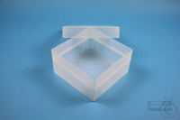 EPPi® Box 80 / 1x1 zonder vakverdeling, transparant, hoogte 80 mm vast,...