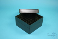 EPPi® Box 80 / 7x7 Fächer, black/black, Höhe 80 mm fix, ohne Codierung, PP....