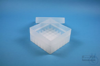 EPPi® Box 80 / 7x7 Fächer, transparent, Höhe 80 mm fix, ohne Codierung, PP....