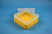 EPPi® Box 80 / 7x7 divider, yellow, height 80 mm fix, without ID code, PP....