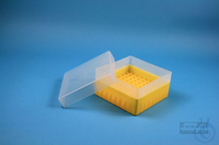 EPPi® Box 80 / 9x9 divider, yellow, height 80 mm fix, without ID code, PP.