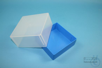 EPPi® Box 95 / 1x1 zonder vakverdeling, blauw, hoogte 95 mm vast, zonder...