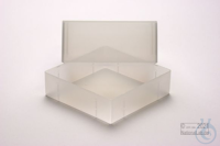 EPPi® Box 95 / 1x1 zonder vakverdeling, transparant, hoogte 95 mm vast,...