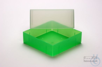 EPPi® Box 95 / 1x1 without divider, neon-green, height 95 mm fix, without ID...