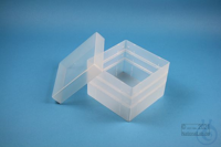 EPPi® Box 96 / 1x1 ohne Facheinteilung, transparent, Höhe 96-106 mm variabel,...