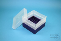 EPPi® Box 96 / 9x9 vakverdelingen, violet, hoogte 96-106 mm variabel, zonder...