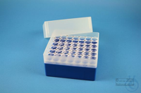 EPPi® Box 102 / 7x7 Löcher, blau, Höhe 102 mm fix, alpha-num. Codierung, PP....