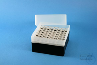 EPPi® Box 102 / 8x8 Löcher, schwarz, Höhe 102 mm fix, alpha-num. Codierung,...
