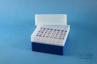 EPPi® Box 102 / 8x8 Löcher, blau, Höhe 102 mm fix, alpha-num. Codierung, PP....