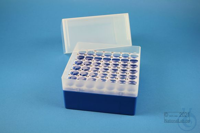 EPPi® Box 122 / 7x7 Löcher, blau, Höhe 122 mm fix, alpha-num. Codierung, PP....