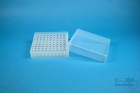EPPi® Box 37 / 10x10 gaten, transparant, hoogte 37 mm fix, alpha-num....