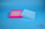 EPPi® Box 37 / 10x10 Löcher, neon-rot/pink, Höhe 37 mm fix, alpha-num....