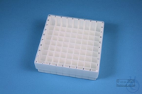 EPPi® Box 45 / 9x9 divider, white, height 45-53 mm variable, alpha-num. ID...