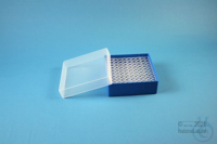EPPi® Box 45 / 10x10 Löcher, blau, Höhe 45-53 mm variabel, alpha-num....
