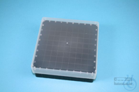 EPPi® Box 50 / 9x9 divider, black, height 52 mm fix, alpha-num. ID code, PP....
