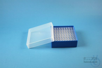 EPPi® Box 50 / 10x10 Löcher, blau, Höhe 52 mm fix, alpha-num. Codierung, PP....