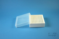 EPPi® Box 50 / 10x10 holes, white, height 52 mm fix, alpha-num. ID code, PP....