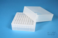 EPPi® Box 67 / 10x10 Löcher, transparent, Höhe 67 mm fix, alpha-num....