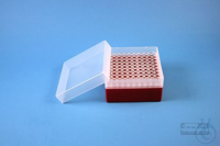 EPPi® Box 70 / 10x10 gaten, rood, hoogte 70-80 mm variabel, alpha-num....