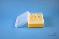 EPPi® Box 70 / 10x10 Löcher, gelb, Höhe 70-80 mm variabel, alpha-num....