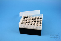 EPPi® Box 70 / 7x7 Löcher, schwarz, Höhe 70-80 mm variabel, alpha-num....
