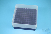 EPPi® Box 75 / 9x9 divider, violet, height 75 mm fix, alpha-num. ID code, PP....