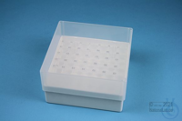 EPPi® Box 75 / 7x7 Löcher, weiss, Höhe 75 mm fix, alpha-num. Codierung, PP....