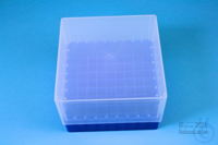 EPPi® Box 95 / 9x9 divider, neon-blue, height 95 mm fix, alpha-num. ID code, PP.