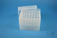 EPPi® Box 96 / 7x7 Löcher, transparent, Höhe 96-106 mm variabel, alpha-num....