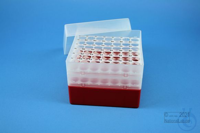 EPPi® Box 96 / 7x7 gaten, rood, hoogte 96-106 mm variabel, alpha-num....