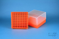 EPPi® Box 95 / 9x9 Fächer, neon-orange, Höhe 95 mm fix, alpha-num. Codierung,...