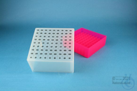 EPPi® Box 95 / 9x9 Fächer, neon-rot/pink, Höhe 95 mm fix, alpha-num....