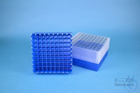 EPPi® Box 75 / 9x9 divider, neon-blue, height 75 mm fix, alpha-num. ID code,...