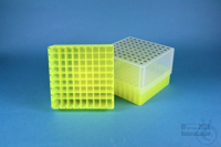 EPPi® Box 95 / 9x9 divider, neon-yellow, height 95 mm fix, alpha-num. ID...