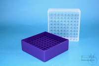 EPPi® Box 75 / 9x9 divider, violet, height 75 mm fix, num. ID code, PP. EPPi®...