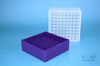 EPPi® Box 95 / 9x9 divider, violet, height 95 mm fix, num. ID code, PP. EPPi®...