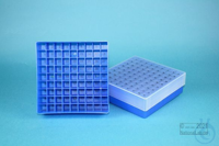 EPPi® Box 45 / 9x9 Fächer, neon-blau, Höhe 45-53 mm variabel, num. Codierung,...