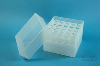 EPPi® Box 128 / 5x5 Löcher, transparent, Höhe 128 mm fix, num. Codierung, PP....