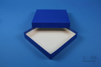 MIKE Box 25 / 1x1 without divider, blue, height 25 mm, cardboard standard....