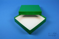 MIKE Box 25 / 1x1 without divider, green, height 25 mm, cardboard standard....