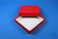 MIKE Box 25 / 1x1 without divider, red, height 25 mm, cardboard standard....