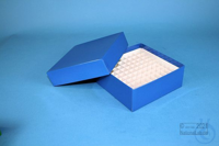 MIKE Box 50 / 10x10 Fächer, blau, Höhe 50 mm, Karton standard. MIKE Box 50 /...